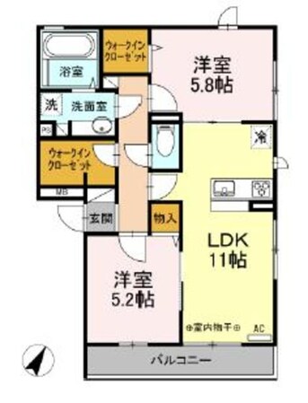 アストンガーデンの物件間取画像